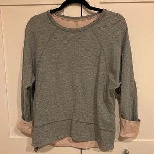 EUC lululemon reversible sweatshirt